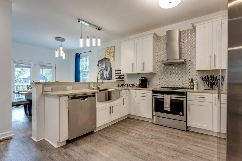 Luxury Atlanta Home - Self Check-In Pet Friendly Free Parking Bagian luar foto